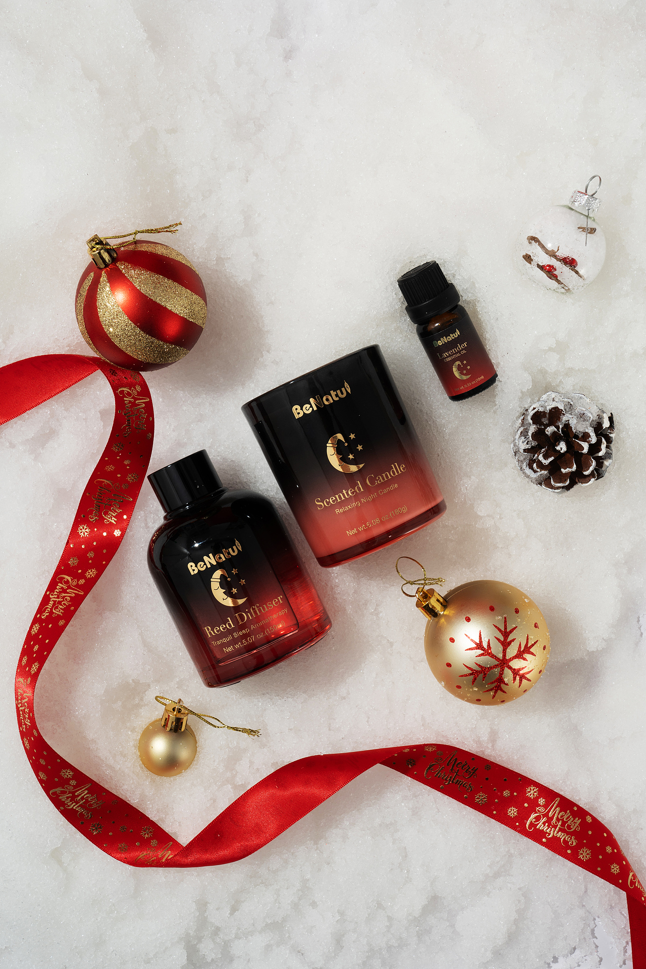 彩妆套盒 香薰套盒 圣诞场景