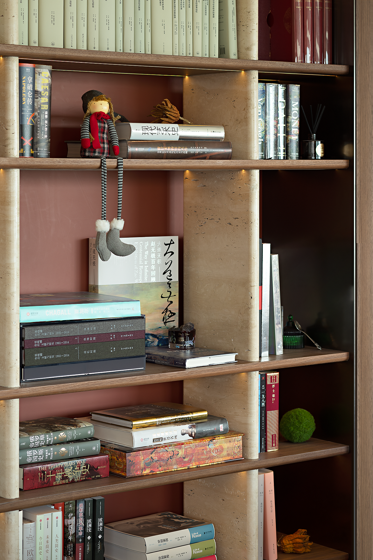 鸿艺源：城央之上538m²书香萦绕、艺术气质拉满的家！（图ZMzgxMzU2MTU2） - 家装设计 - 站酷设计师鸿艺源设计原创素材 - 站酷ZCOOL