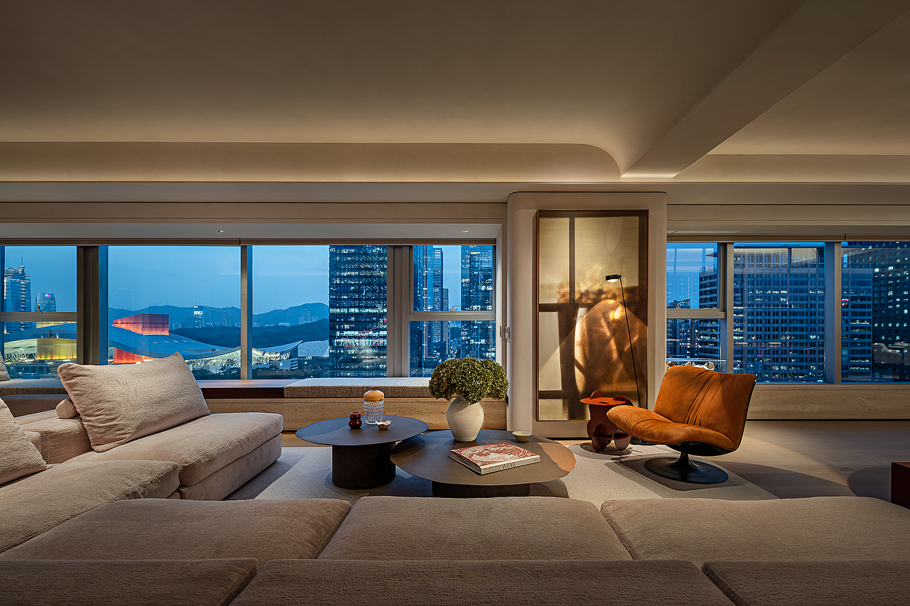 鸿艺源：城央之上538m²书香萦绕、艺术气质拉满的家！（图ZMzgxMzU2MTgw） - 家装设计 - 站酷设计师鸿艺源设计原创素材 - 站酷ZCOOL