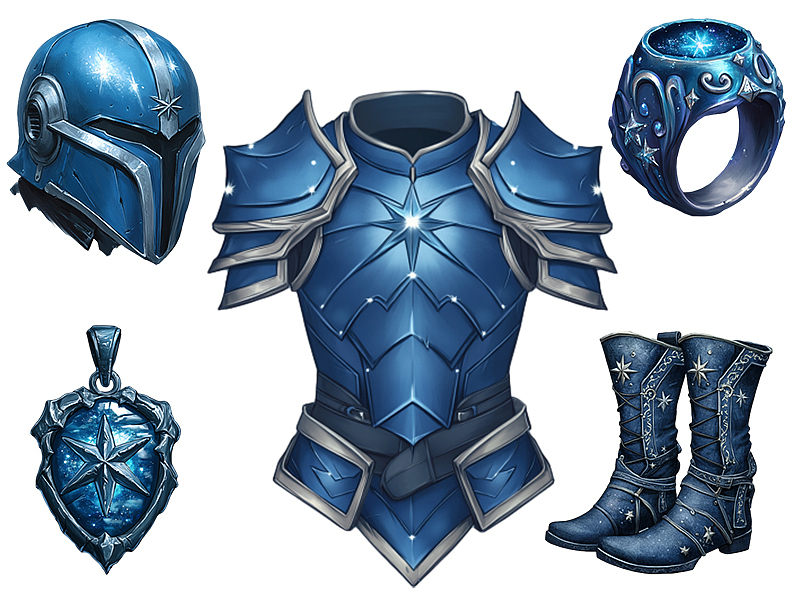 蓝色星辰-游戏装备设计