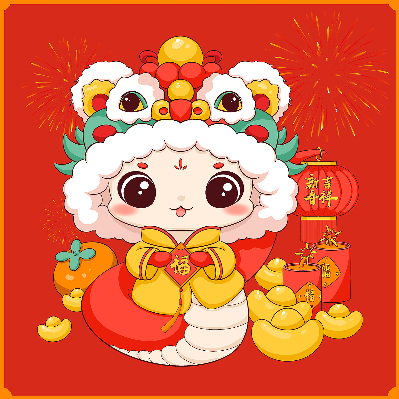 蛇年生肖作品（圖ZMzgxMzY4MzE2） - 藝術(shù)插畫 - 站酷設(shè)計(jì)師Nicole妮雪原創(chuàng)素材 - 站酷ZCOOL