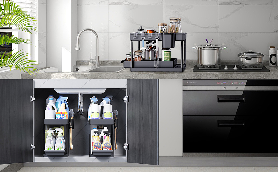 亚马逊开店 产品主图设计案例 置物架渲染