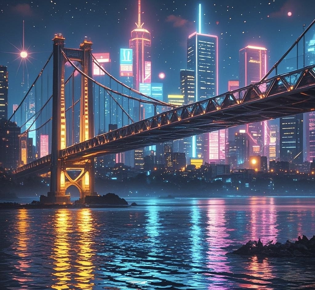 《都市霓虹，璀璨夜之华章》（图ZMzgxMzc0Mzk2） - AI作品 - 站酷设计师Z103967040原创素材 - 站酷ZCOOL