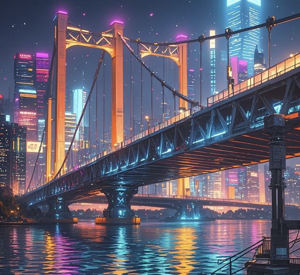 《霓虹装点的浪漫之旅》（图ZMzgxMzc0NjYw） - AI作品 - 站酷设计师Z103967040原创素材 - 站酷ZCOOL