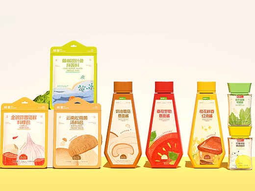 【味里】调味酱料品牌设计/vi/包装/插画