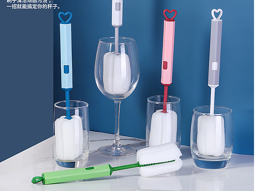 海绵杯刷清洁用品拍摄主图详情页设计