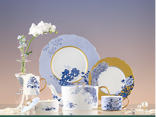 陶瓷产品设计——下午茶具花纸·金翎韶光