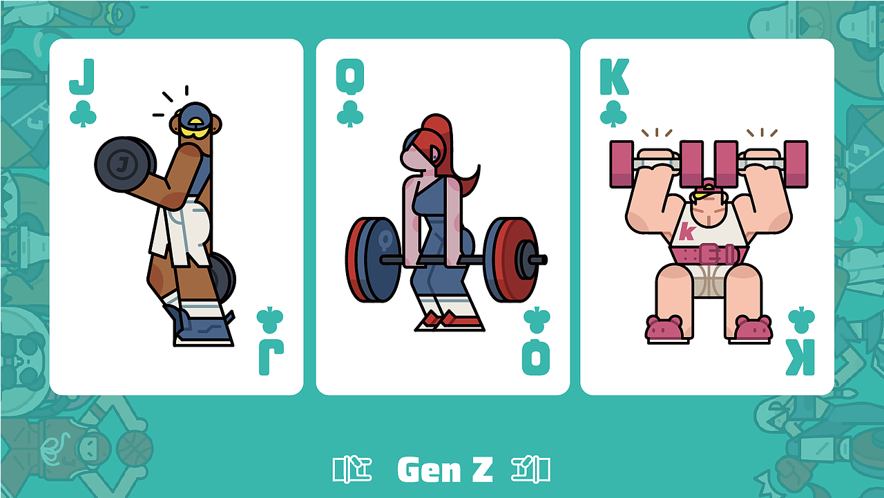 Z世代运动青年篇-bicycle♦（图ZMzgxNDI2MTY0） - 商业插画 - 站酷设计师吴春雷原创素材 - 站酷ZCOOL