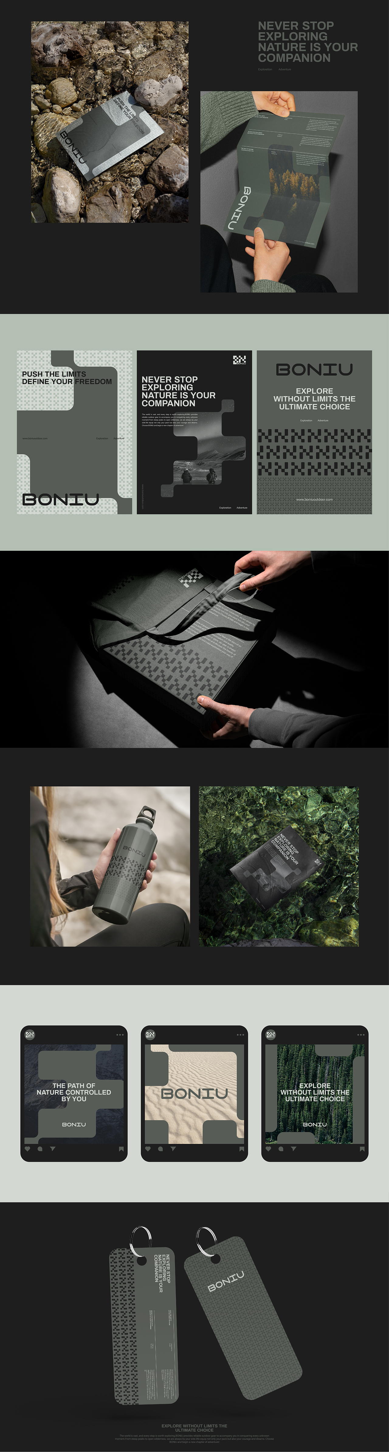 品牌视觉设计 | 户外品牌BONIU（图ZMzgxNDI3NDA0） - 品牌 - 站酷设计师俞磊原创素材 - 站酷ZCOOL