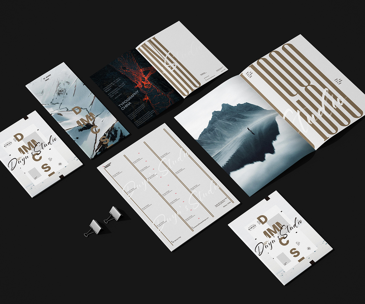 DMCS005 样机设计 VI 名片 信封 海报 折页（图ZMzgxNDMxMTI0） - 书籍/画册 - 站酷设计师DMCS明格原创素材 - 站酷ZCOOL