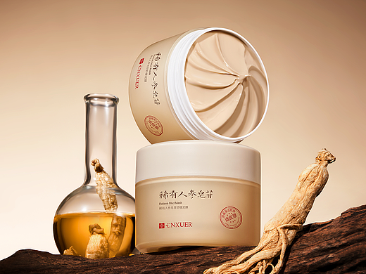 卸妆霜+泥膜|护肤品|拍摄修图
