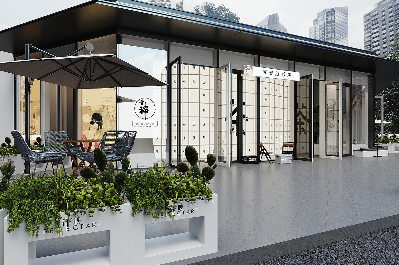 【商业街店面包装设计】（图ZMzgxNDQxNTc2） - 商业空间设计 - 站酷设计师Li长官展厅设计原创素材 - 站酷ZCOOL