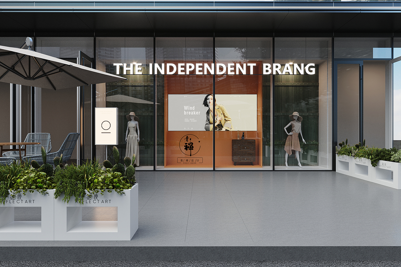 【商业街店面包装设计】（图ZMzgxNDQxNTk2） - 商业空间设计 - 站酷设计师Li长官展厅设计原创素材 - 站酷ZCOOL