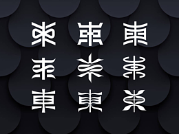 LOGO设计 | 東字多变 | 字体图形化