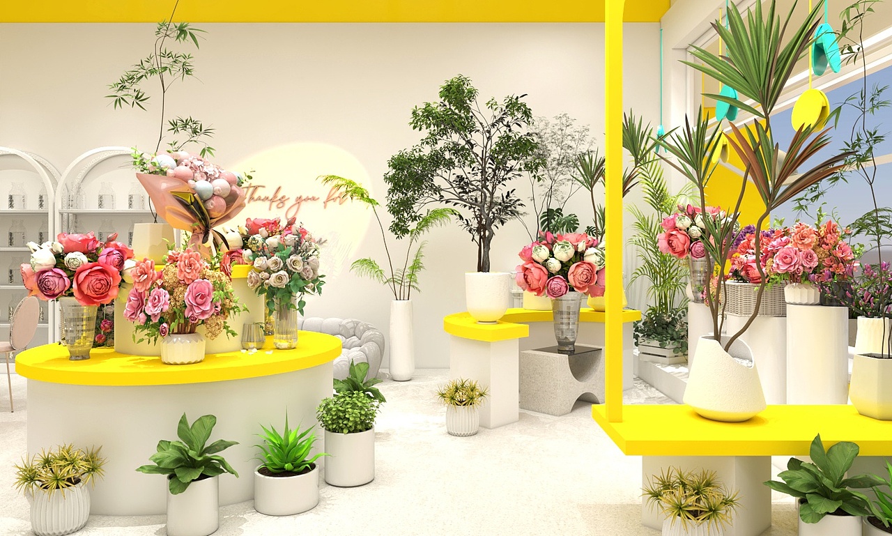 心情不错花店设计