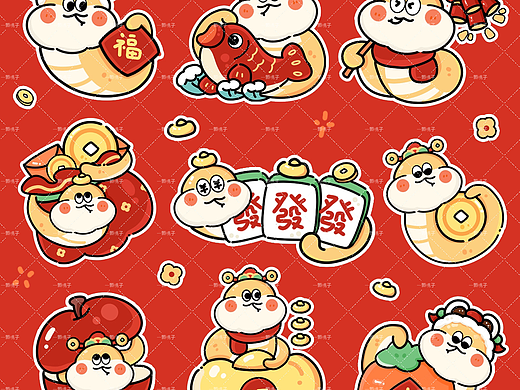 蛇年IP设计