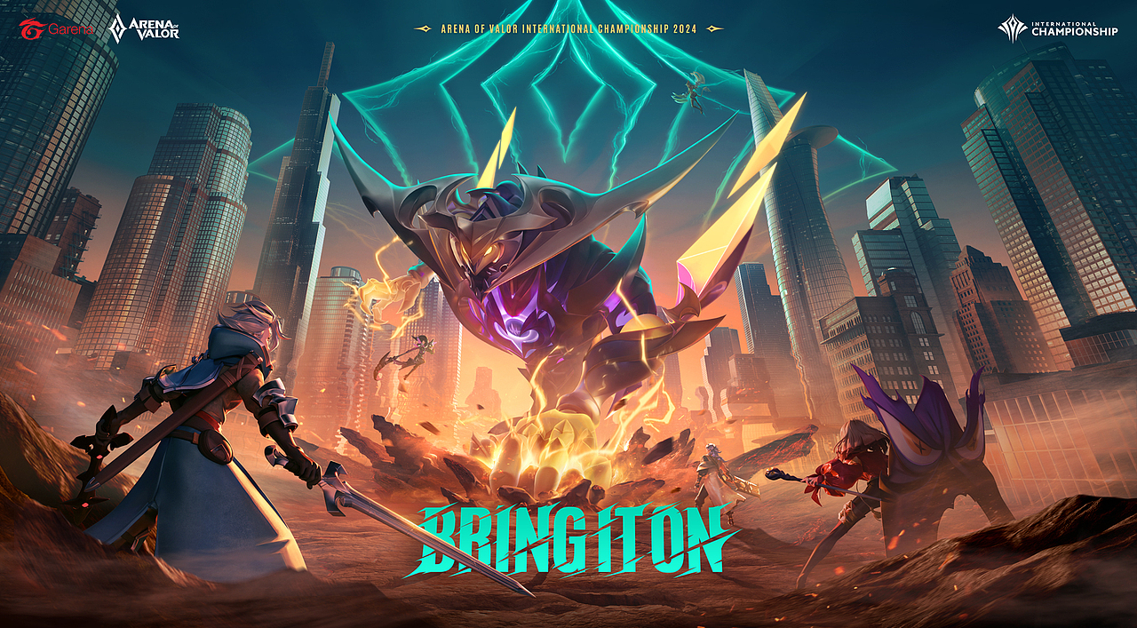 AOV-AIC2024游戏赛事视觉设计