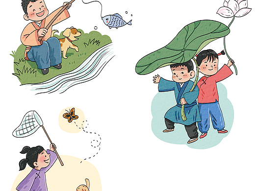 意林小国学插图三幅