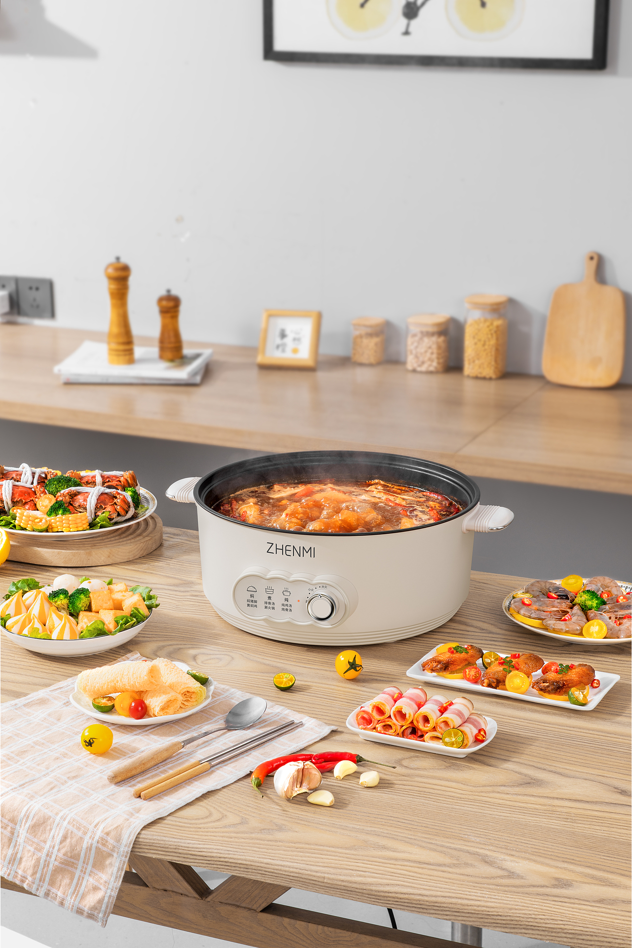 臻米电火锅（图ZMzgxNDc4MjQw） - 产品摄影 - 站酷设计师水煮菜原创素材 - 站酷ZCOOL