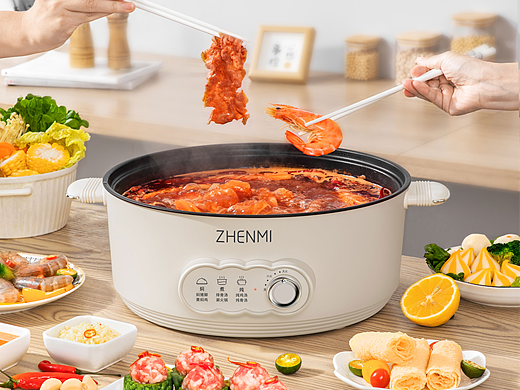 臻米電火鍋（個人主頁-ZNzA4OTQxMDg=） - 產(chǎn)品攝影 - 站酷設(shè)計師水煮菜原創(chuàng)素材 - 站酷ZCOOL