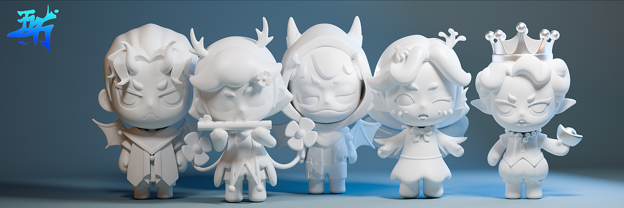 《 五行》原创IP设计 I 潮玩形象设计（图ZMzgxNTAwNzg4） - 人物/生物 - 站酷设计师浊鱼鱼原创素材 - 站酷ZCOOL