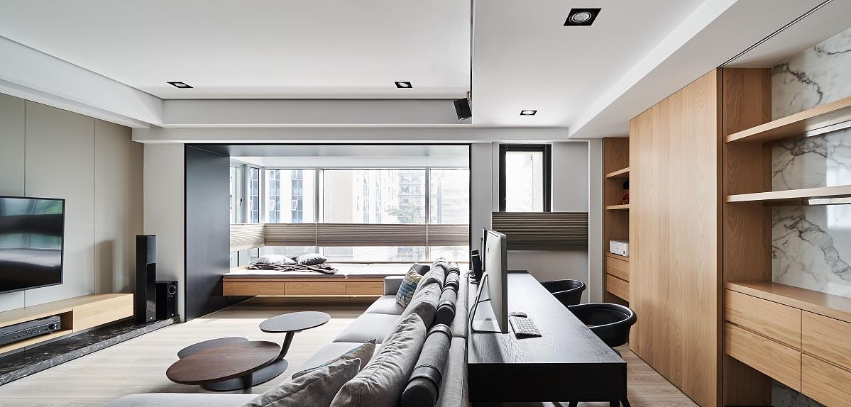 现代混搭,抛弃风格的概念,装扮舒适自然的家