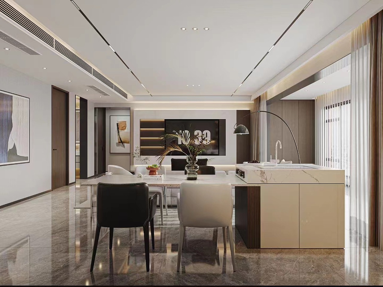 现代风格全屋效果