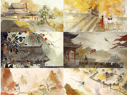 秋天古风场景合集