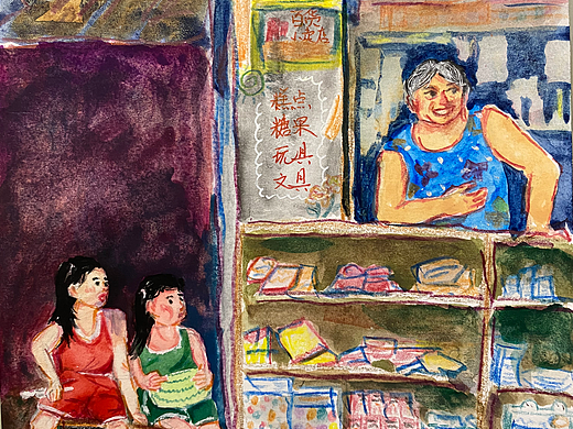 人物插画练习2