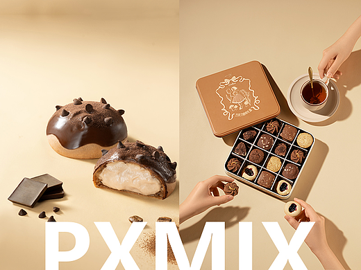 烘焙点心摄影丨一鸣 缤纷曲奇& 泡芙 x光影集 PXMIX