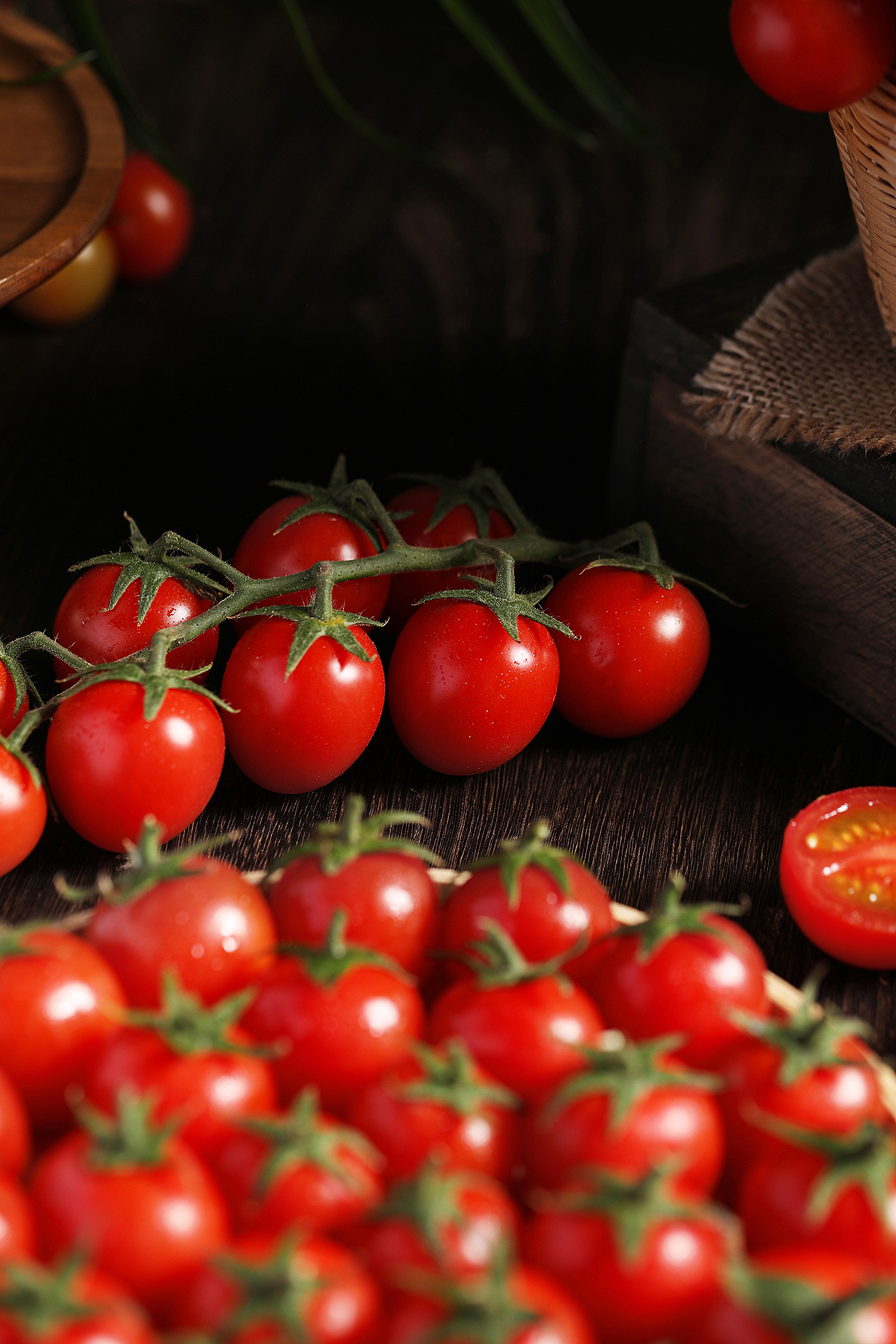 圣女果,小番茄,湖北蜜桔,桔子