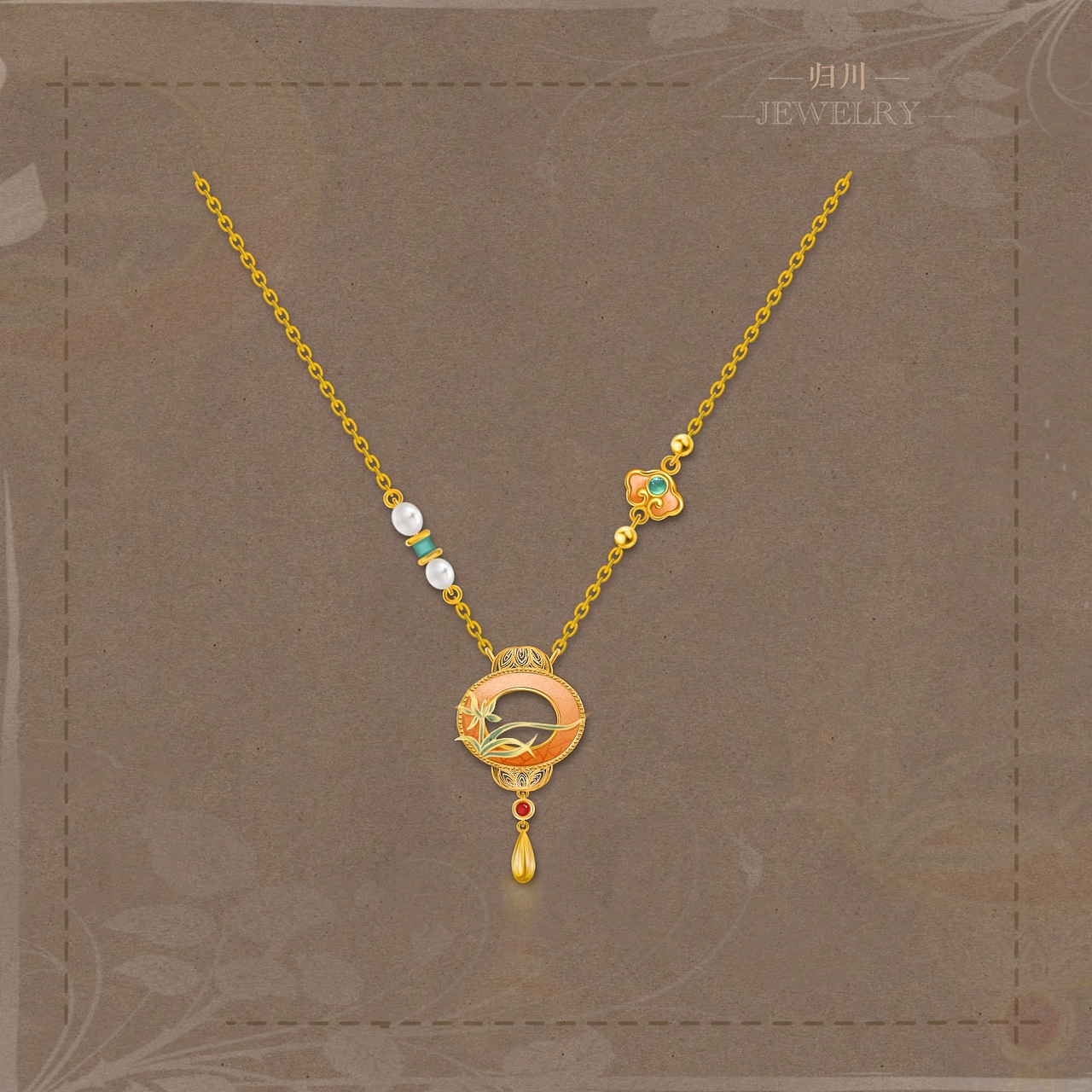 《太虚灯》黄金首饰套系设计（图ZMzgxNTIzNDY0） - 首饰设计 - 站酷设计师归川原创素材 - 站酷ZCOOL