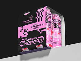 ZeroD零度果酒品牌包装设计