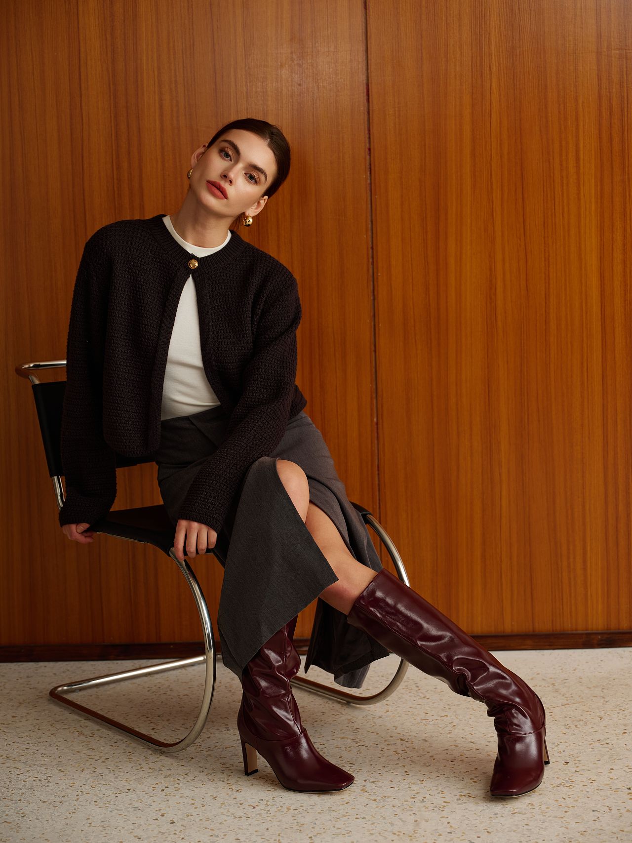 为 CMS 拍摄的 look