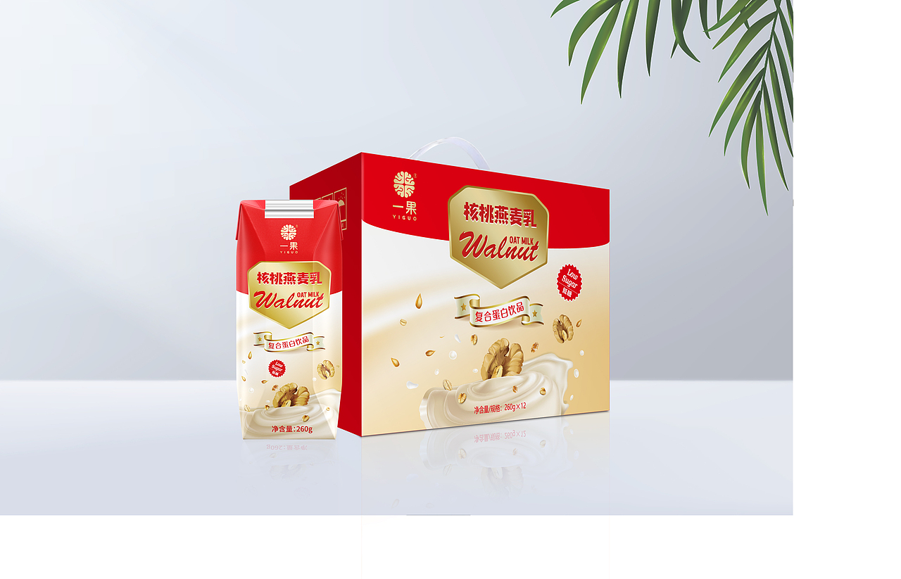 一果核桃燕麦乳包装