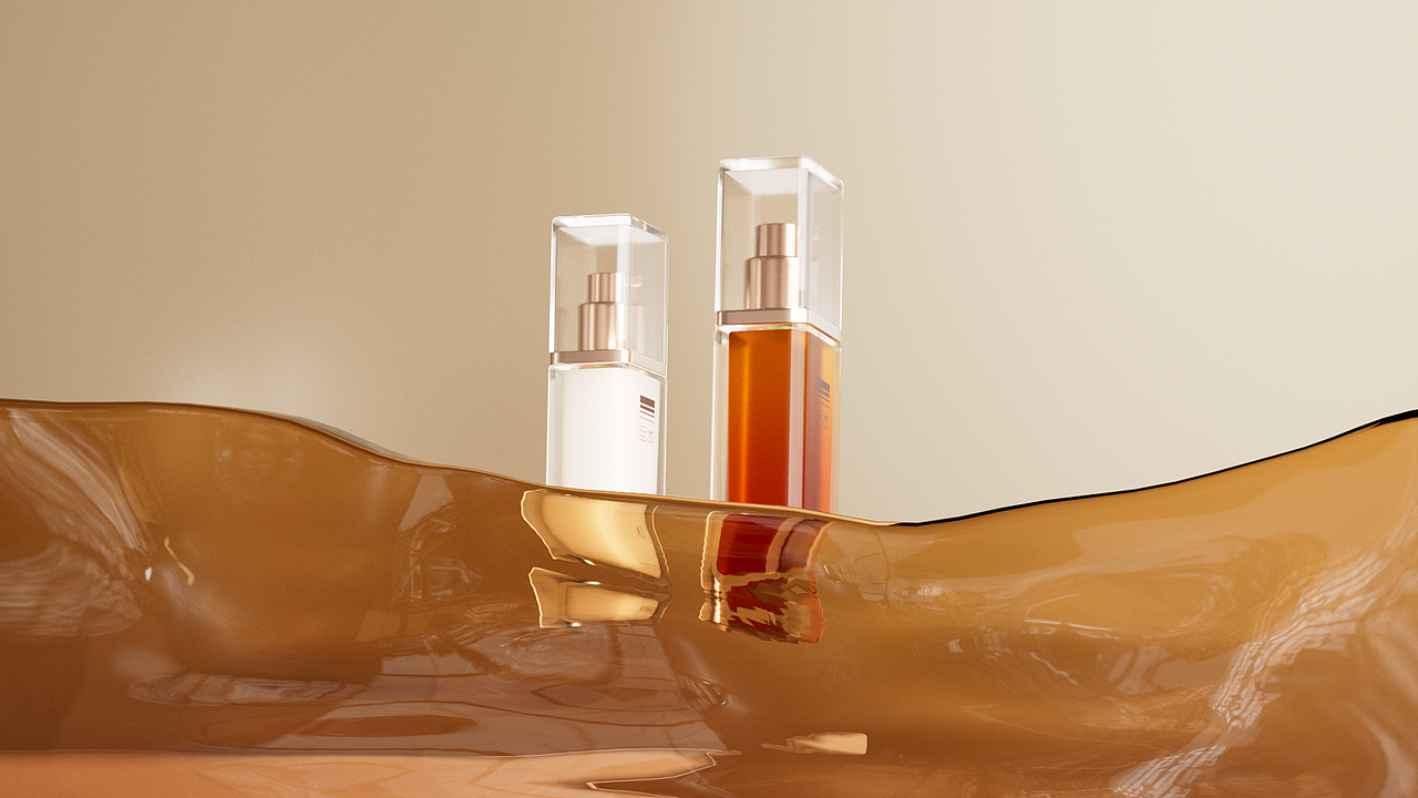 护肤品C4D产品动态动画 redshift渲染（图ZMzgxNTQxNDI4） - 品牌 - 站酷设计师羊羊1213原创素材 - 站酷ZCOOL