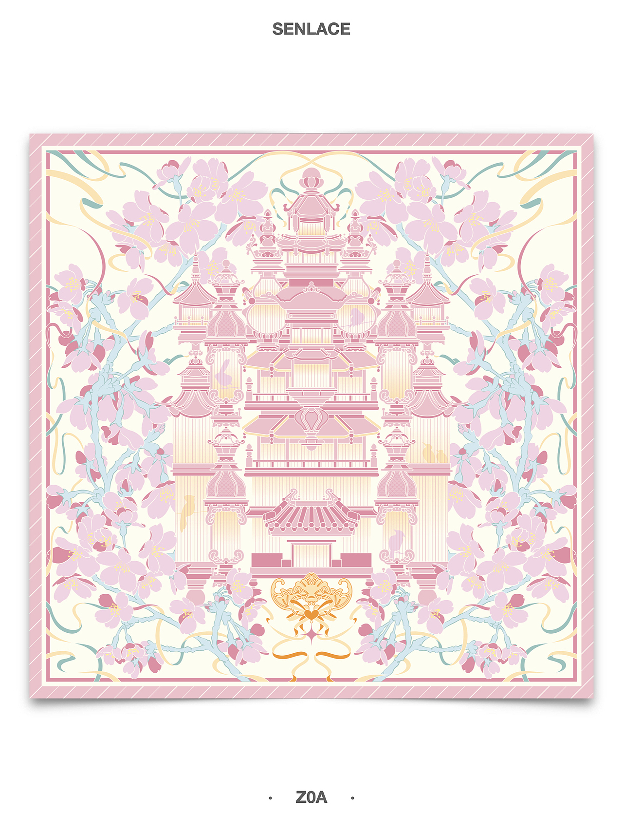 z0a｜原创二十四节气丝巾（图ZMzgxNTQ2ODky） - 商业插画 - 站酷设计师z0a_原创素材 - 站酷ZCOOL