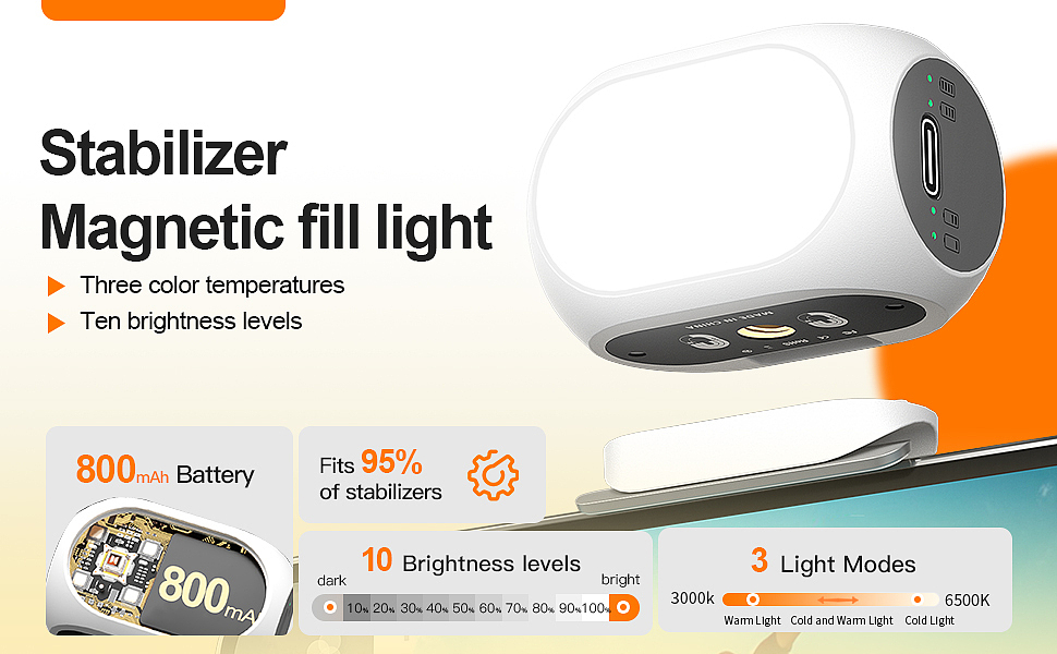 云台补光灯A+ 亚马逊