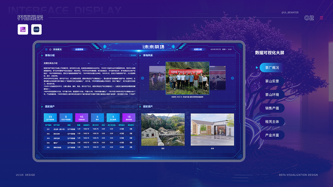 未来茶厂-数据可视化分析（图ZMzgxNTcwMzIw） - 软件界面 - 站酷设计师UI_BEWATER原创素材 - 站酷ZCOOL