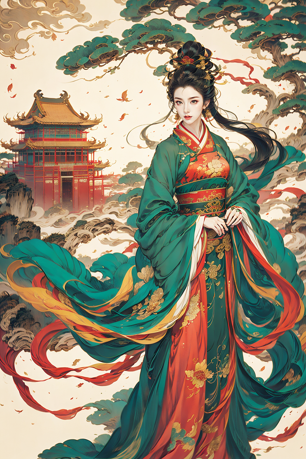 古风插画模型分享（图ZMzgxNTc3MDIw） - AI作品 - 站酷设计师好机友AI原创素材 - 站酷ZCOOL