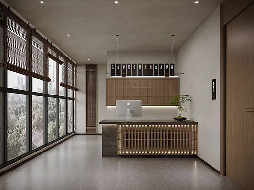 茶馆案例分享​#工装效果图