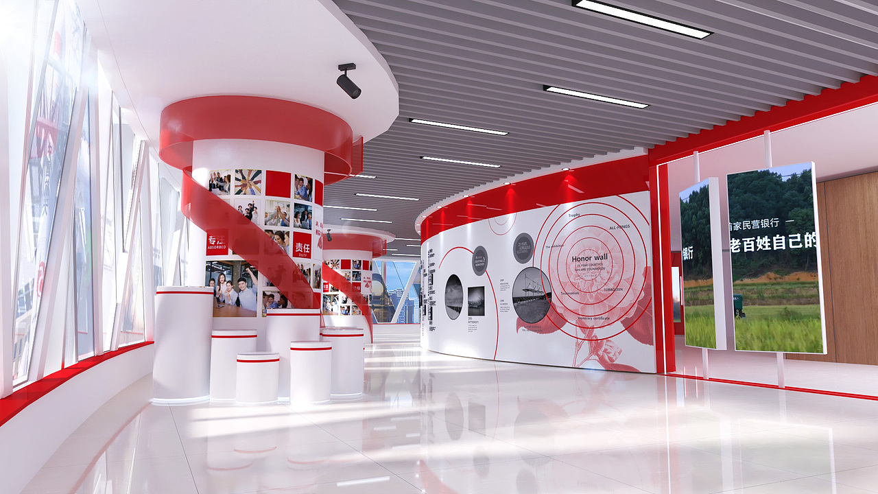 三湘银行大楼展厅