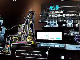 东方明珠“更上海”环动多媒体秀尾厅