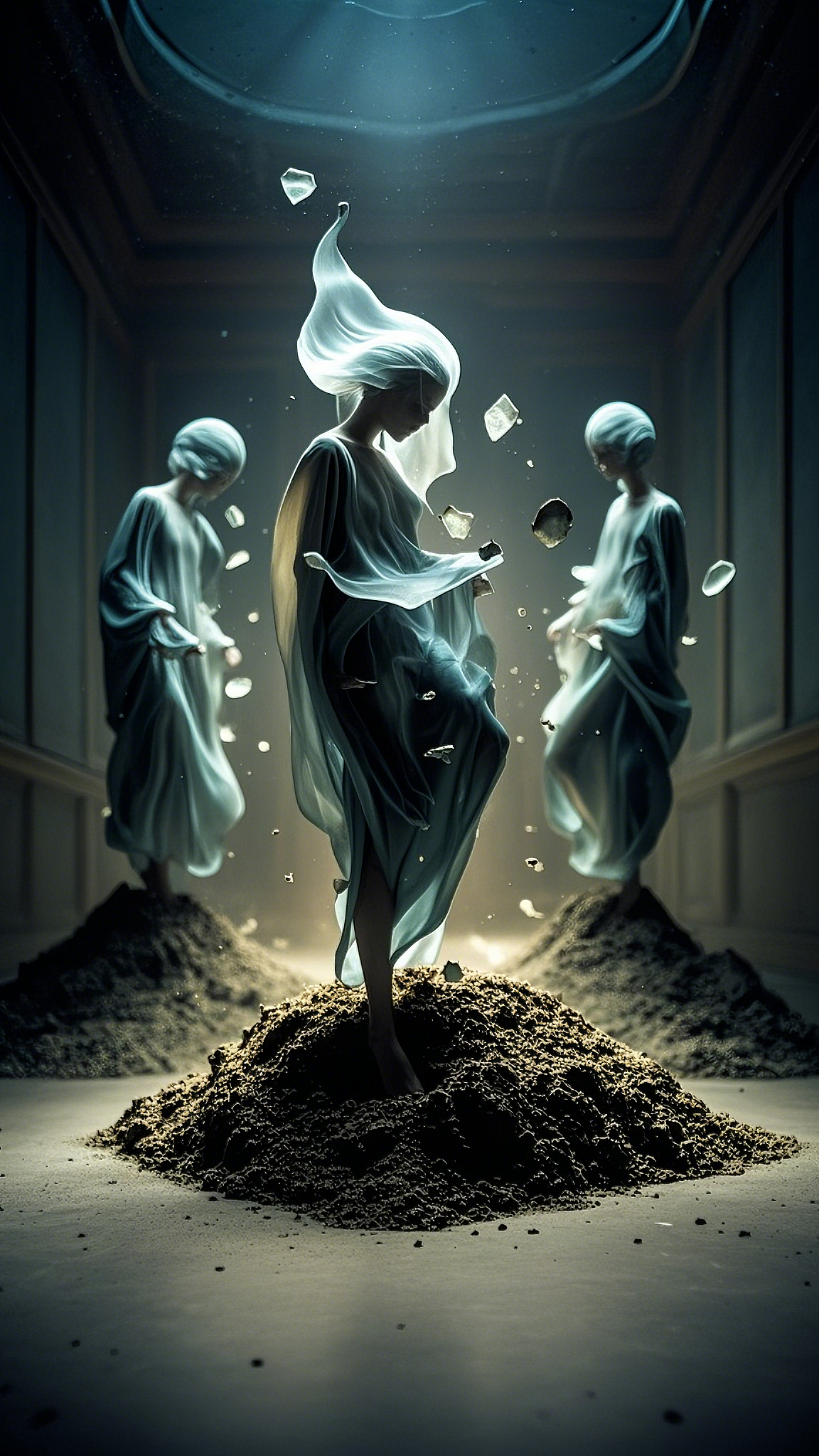 梦核-意识分离（图ZMzgxNjAzOTQw） - AI作品 - 站酷设计师灵燚AI原创素材 - 站酷ZCOOL