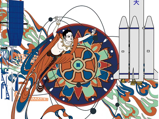 飞天与航天（个人主页-ZNzA5MDc2ODA=） - 工艺品设计 - 站酷设计师Z594258826原创素材 - 站酷ZCOOL