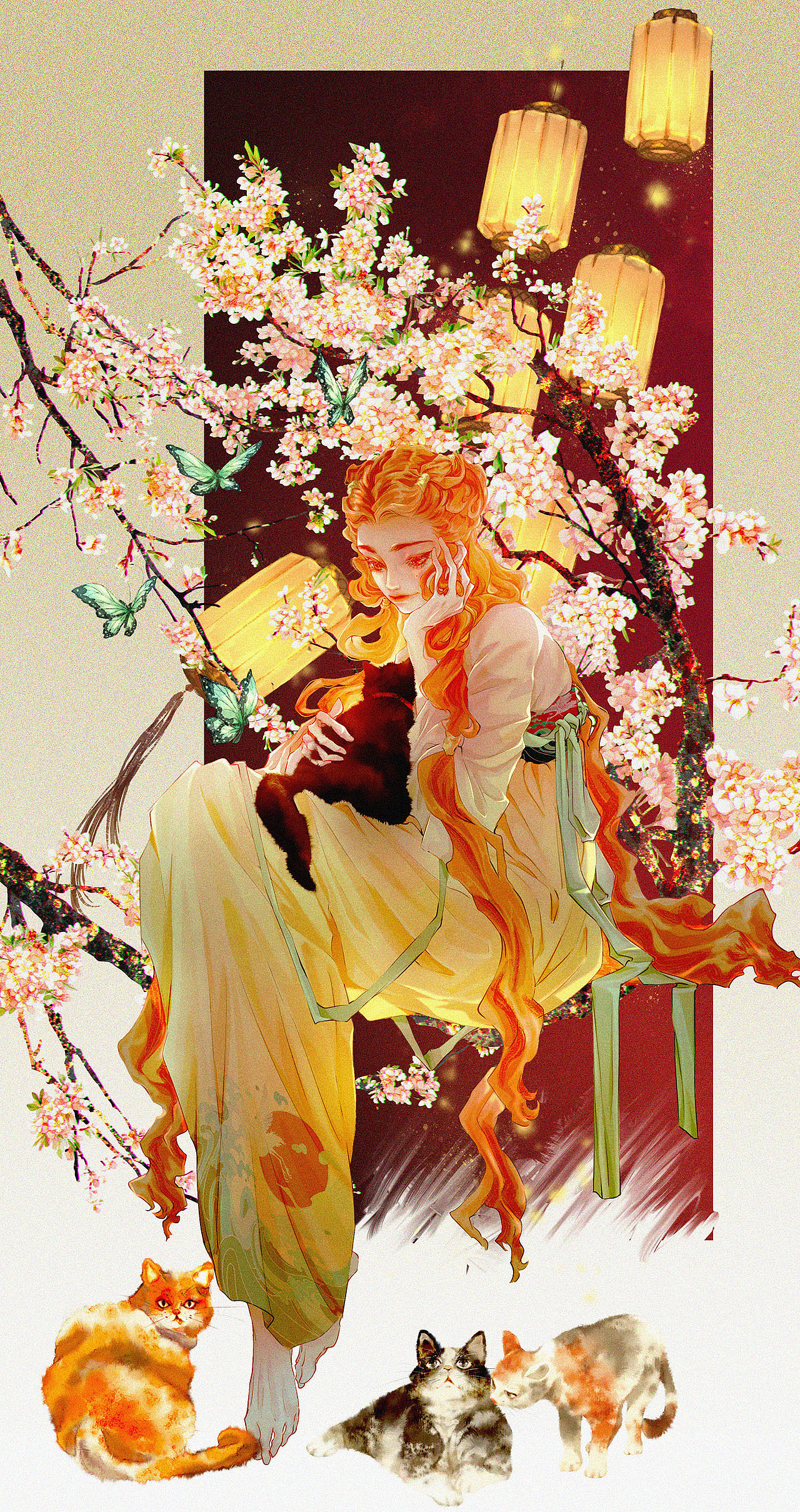 逗猫（图ZMzgxNjA3OTgw） - 艺术插画 - 站酷设计师冉毛豆原创素材 - 站酷ZCOOL