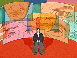 杂志社论插画｜微表情