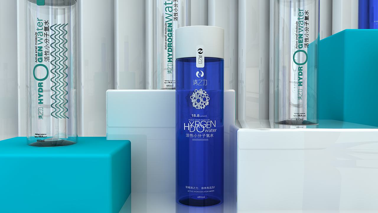 AD EXTRA DESIGN包装/小分子氢水（图ZMzgxNjEzOTY4） - 产品 - 站酷设计师艾德超想设计原创素材 - 站酷ZCOOL