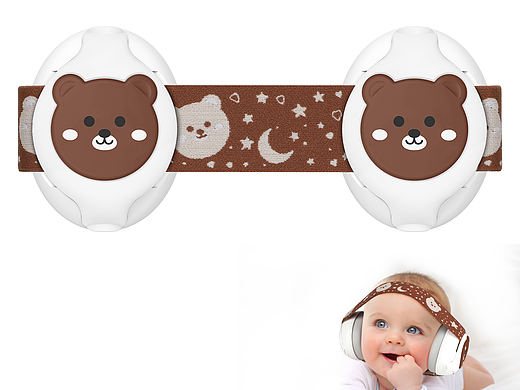婴儿耳罩(小熊款)
