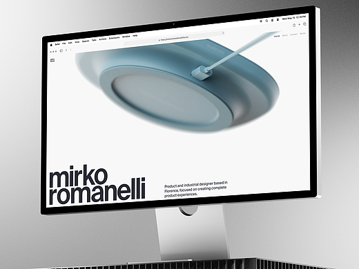 Website for Product and Industrial Designer